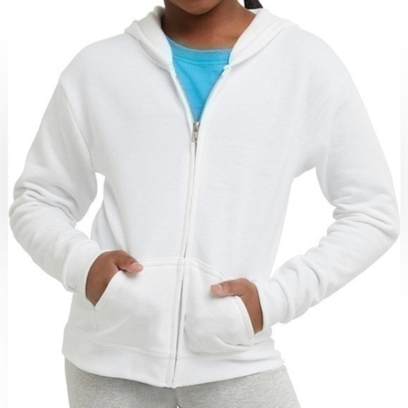 Hanes Women's EcoSmart Full-Zip Fleece hoodie - Picture 1 of 6